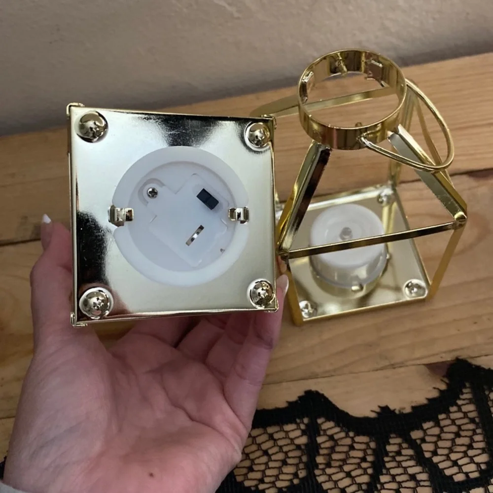 Bullseye target mini gold Lanterns LED